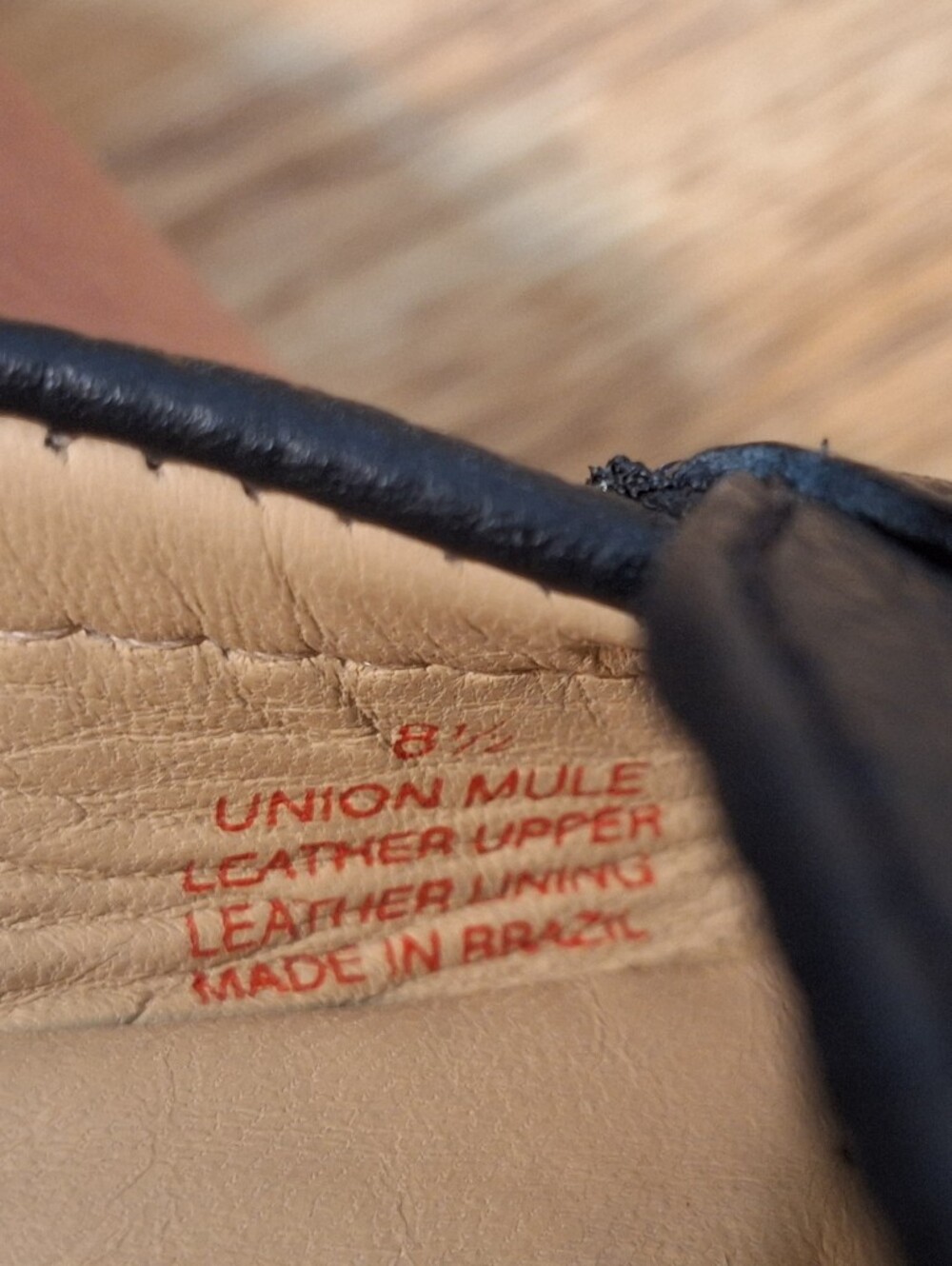 Marc Joseph New York Black Pebbled Leather Union Mule - 8.5 - Picture 11 of 13